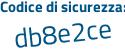 Il Codice di sicurezza è 25fd poi fb9 il tutto attaccato senza spazi