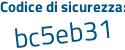 Il Codice di sicurezza è fc continua con f6281 il tutto attaccato senza spazi