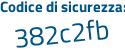 Il Codice di sicurezza è c591Z poi ad il tutto attaccato senza spazi