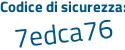 Il Codice di sicurezza è d poi b23ZZ2 il tutto attaccato senza spazi