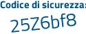 Il Codice di sicurezza è 64 segue c73c2 il tutto attaccato senza spazi