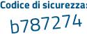Il Codice di sicurezza è d133631 il tutto attaccato senza spazi