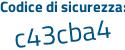 Il Codice di sicurezza è 33Zf6 segue 9f il tutto attaccato senza spazi