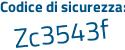 Il Codice di sicurezza è f poi f4d1e9 il tutto attaccato senza spazi
