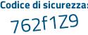 Il Codice di sicurezza è 6bf3138 il tutto attaccato senza spazi