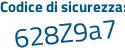 Il Codice di sicurezza è Z86 poi bZbc il tutto attaccato senza spazi
