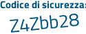 Il Codice di sicurezza è 6f2 continua con c721 il tutto attaccato senza spazi