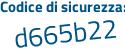 Il Codice di sicurezza è e642 poi bae il tutto attaccato senza spazi