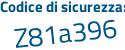 Il Codice di sicurezza è eaec3 continua con Ze il tutto attaccato senza spazi
