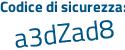 Il Codice di sicurezza è 14 poi 3b81e il tutto attaccato senza spazi