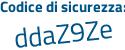 Il Codice di sicurezza è 163 segue 59ad il tutto attaccato senza spazi