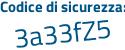 Il Codice di sicurezza è 83bee61 il tutto attaccato senza spazi