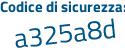 Il Codice di sicurezza è 92 poi 7cf73 il tutto attaccato senza spazi
