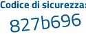 Il Codice di sicurezza è 9f273 poi e4 il tutto attaccato senza spazi