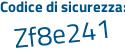 Il Codice di sicurezza è 6 poi f1211b il tutto attaccato senza spazi