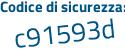 Il Codice di sicurezza è 14d segue 828a il tutto attaccato senza spazi