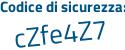 Il Codice di sicurezza è 11 poi 347b8 il tutto attaccato senza spazi
