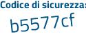 Il Codice di sicurezza è ad6 continua con 494a il tutto attaccato senza spazi