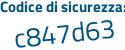 Il Codice di sicurezza è f1 continua con cZ95e il tutto attaccato senza spazi