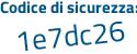 Il Codice di sicurezza è Z572e continua con 21 il tutto attaccato senza spazi