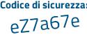 Il Codice di sicurezza è c512 poi 486 il tutto attaccato senza spazi