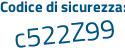 Il Codice di sicurezza è a85bb56 il tutto attaccato senza spazi