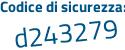 Il Codice di sicurezza è ea6ead8 il tutto attaccato senza spazi