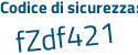 Il Codice di sicurezza è 6daaac9 il tutto attaccato senza spazi