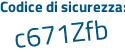 Il Codice di sicurezza è d19f1 poi 26 il tutto attaccato senza spazi