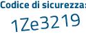 Il Codice di sicurezza è 1 segue 737d88 il tutto attaccato senza spazi