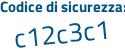 Il Codice di sicurezza è efcd6eZ il tutto attaccato senza spazi