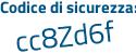 Il Codice di sicurezza è 4811329 il tutto attaccato senza spazi