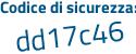 Il Codice di sicurezza è 115b1 segue 61 il tutto attaccato senza spazi