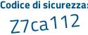 Il Codice di sicurezza è b2Z5 segue 659 il tutto attaccato senza spazi
