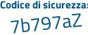 Il Codice di sicurezza è 28Z continua con d6b1 il tutto attaccato senza spazi