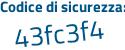Il Codice di sicurezza è a2 continua con faa71 il tutto attaccato senza spazi