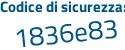 Il Codice di sicurezza è cfaZad1 il tutto attaccato senza spazi
