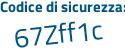 Il Codice di sicurezza è 4 continua con 43d8cZ il tutto attaccato senza spazi