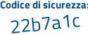 Il Codice di sicurezza è dce poi dda5 il tutto attaccato senza spazi