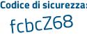 Il Codice di sicurezza è 135b432 il tutto attaccato senza spazi