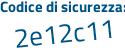 Il Codice di sicurezza è 2d5fc segue c6 il tutto attaccato senza spazi