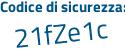 Il Codice di sicurezza è a971 poi d4b il tutto attaccato senza spazi