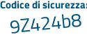 Il Codice di sicurezza è eb poi 22eed il tutto attaccato senza spazi