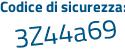 Il Codice di sicurezza è 9ca3 poi a66 il tutto attaccato senza spazi