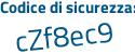 Il Codice di sicurezza è 183b6ab il tutto attaccato senza spazi