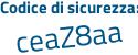 Il Codice di sicurezza è b poi eZcb28 il tutto attaccato senza spazi
