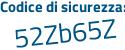 Il Codice di sicurezza è 2Z11c12 il tutto attaccato senza spazi