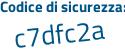 Il Codice di sicurezza è aa8148b il tutto attaccato senza spazi