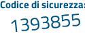 Il Codice di sicurezza è 6 continua con 61c1fZ il tutto attaccato senza spazi