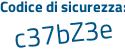 Il Codice di sicurezza è 3 continua con 4ZZ7dd il tutto attaccato senza spazi